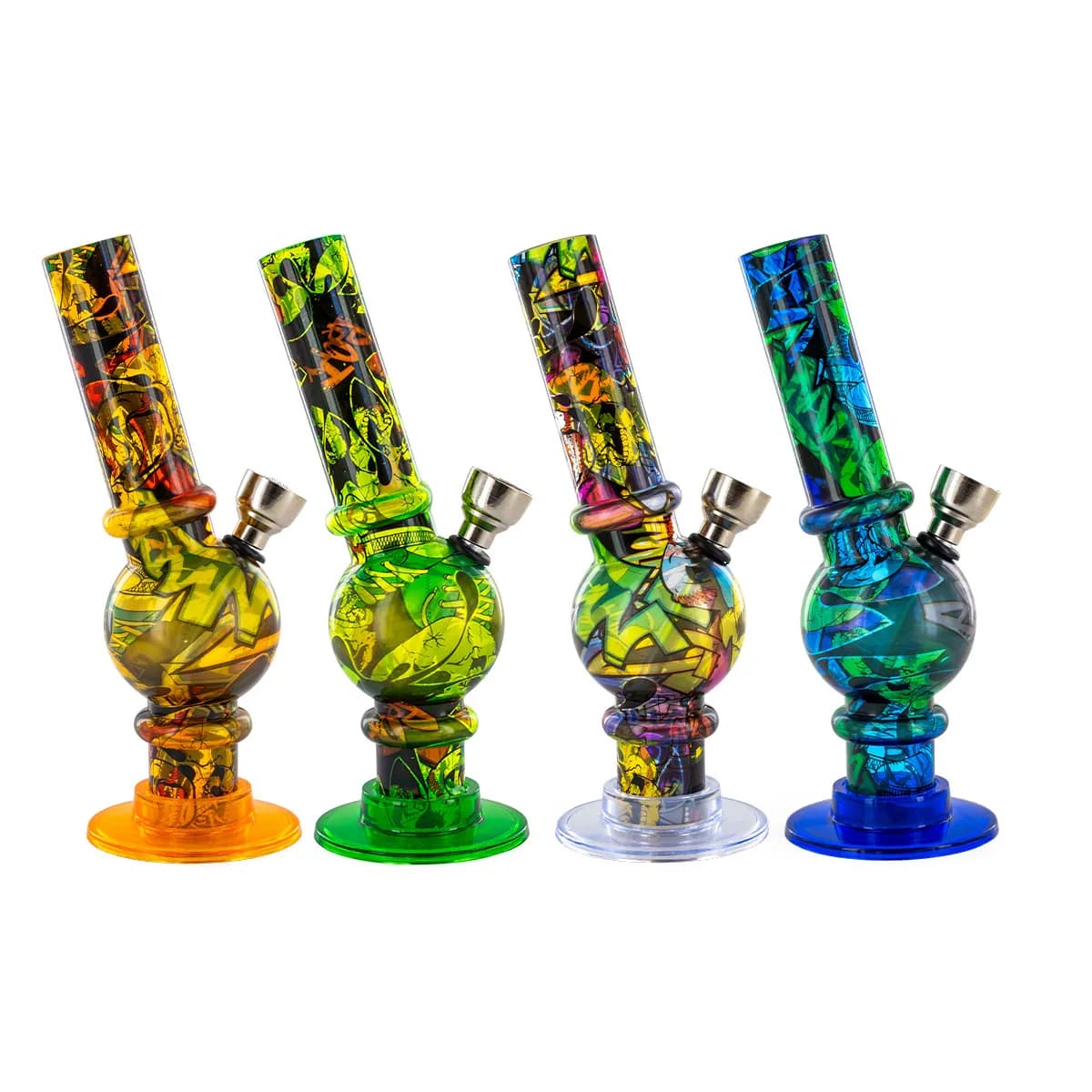 Bong in acrilico con stampa