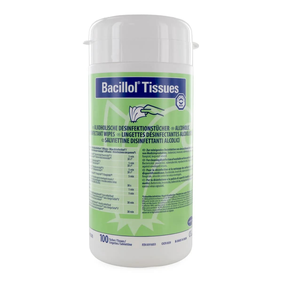 Dispenser di salviette a base alcolica (Bacillol)