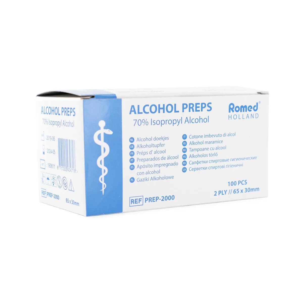 Salviette all'alcol