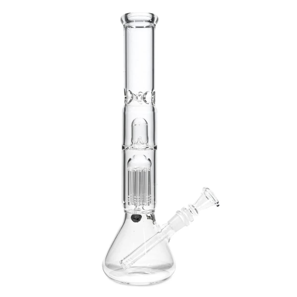 Black Leaf Icebong in vetro con percolatore e diffusore a cupola