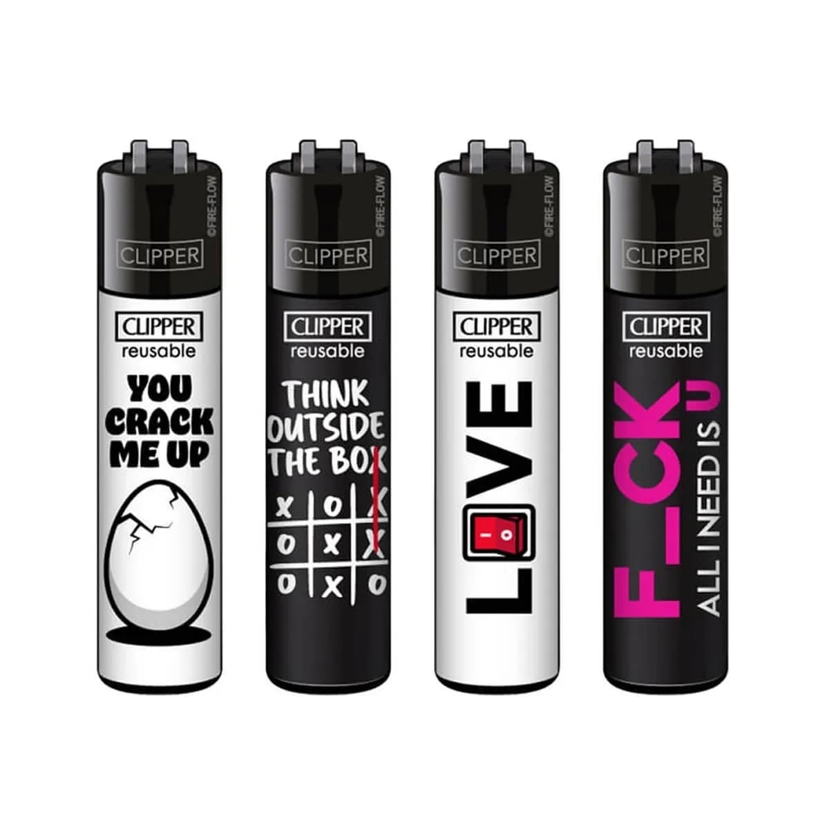 Accendino Clipper Big Brain