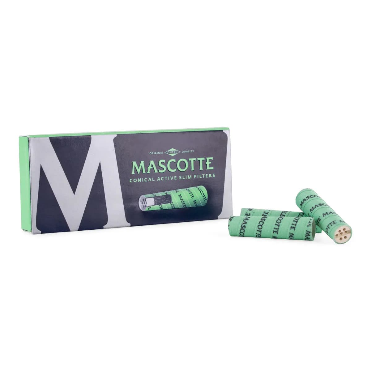 Mascotte Filtri Slim Conici Attivi (Confezione da 10)