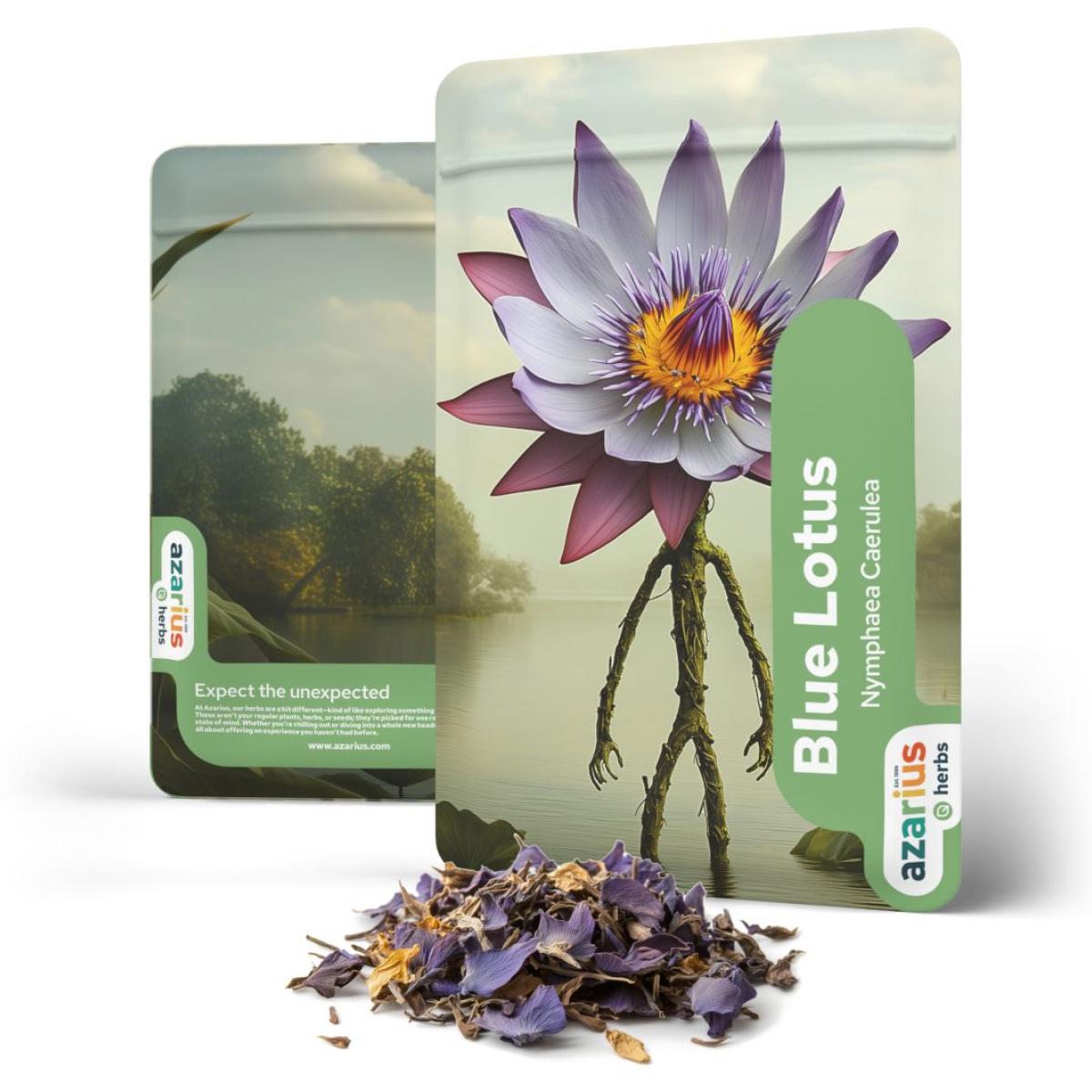 Fiore di loto blu sminuzzato (20g)