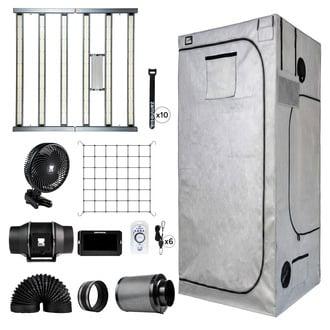 Kit tenda da coltivazione 120x120x200 (Zamnesia)