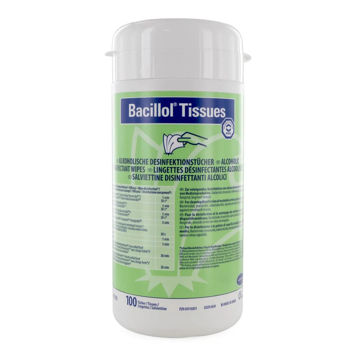 Dispenser di salviette a base alcolica (Bacillol)