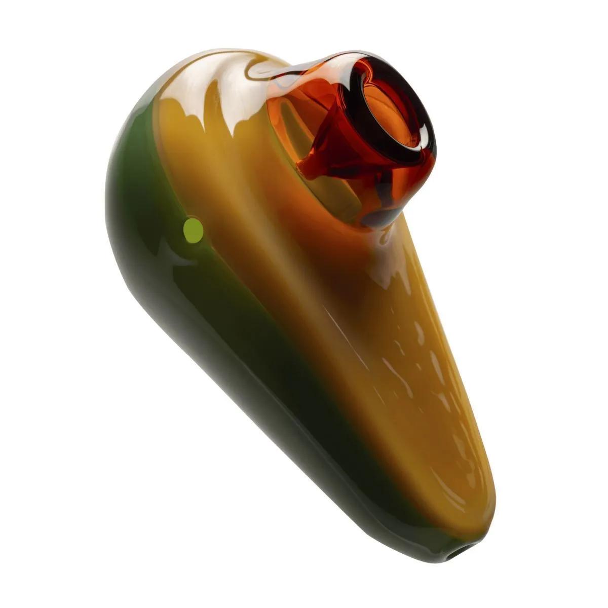 Pipa in vetro Avocado