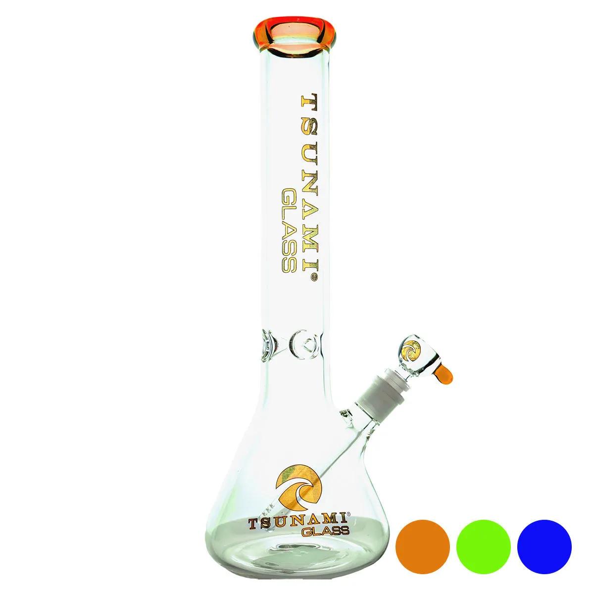 Bong Beaker Base con Ice Catcher 15'' (Tsunami Glass)