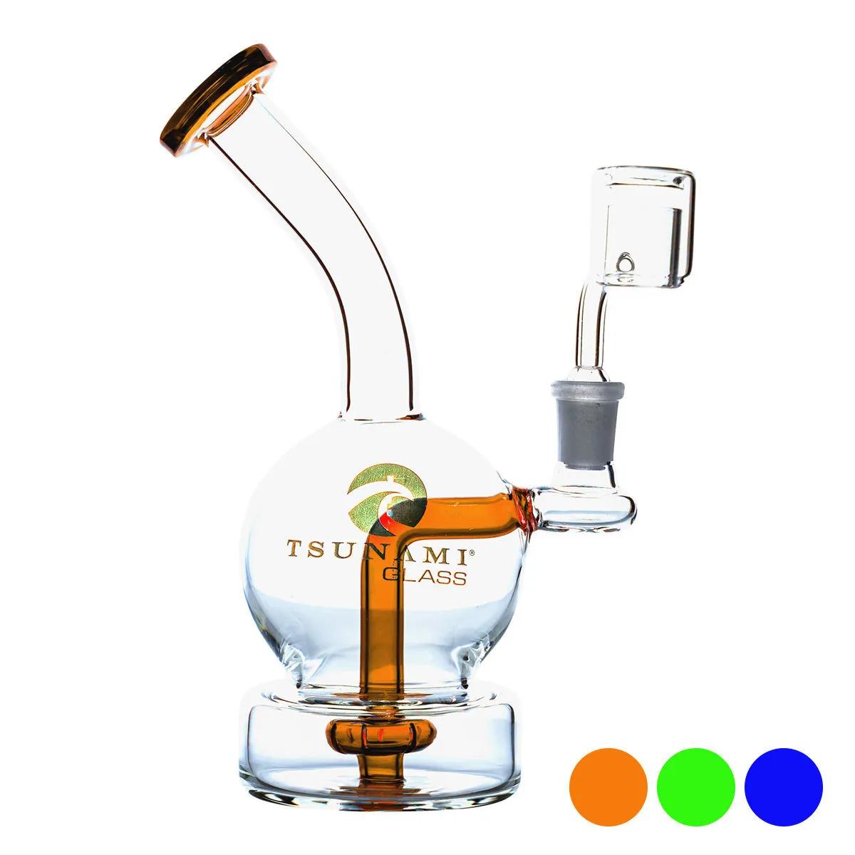 Rig per concentrati Shower Head 7'' (Tsunami Glass)
