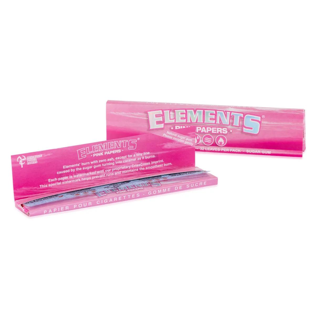 Elements King Size Slim Pink Cartine