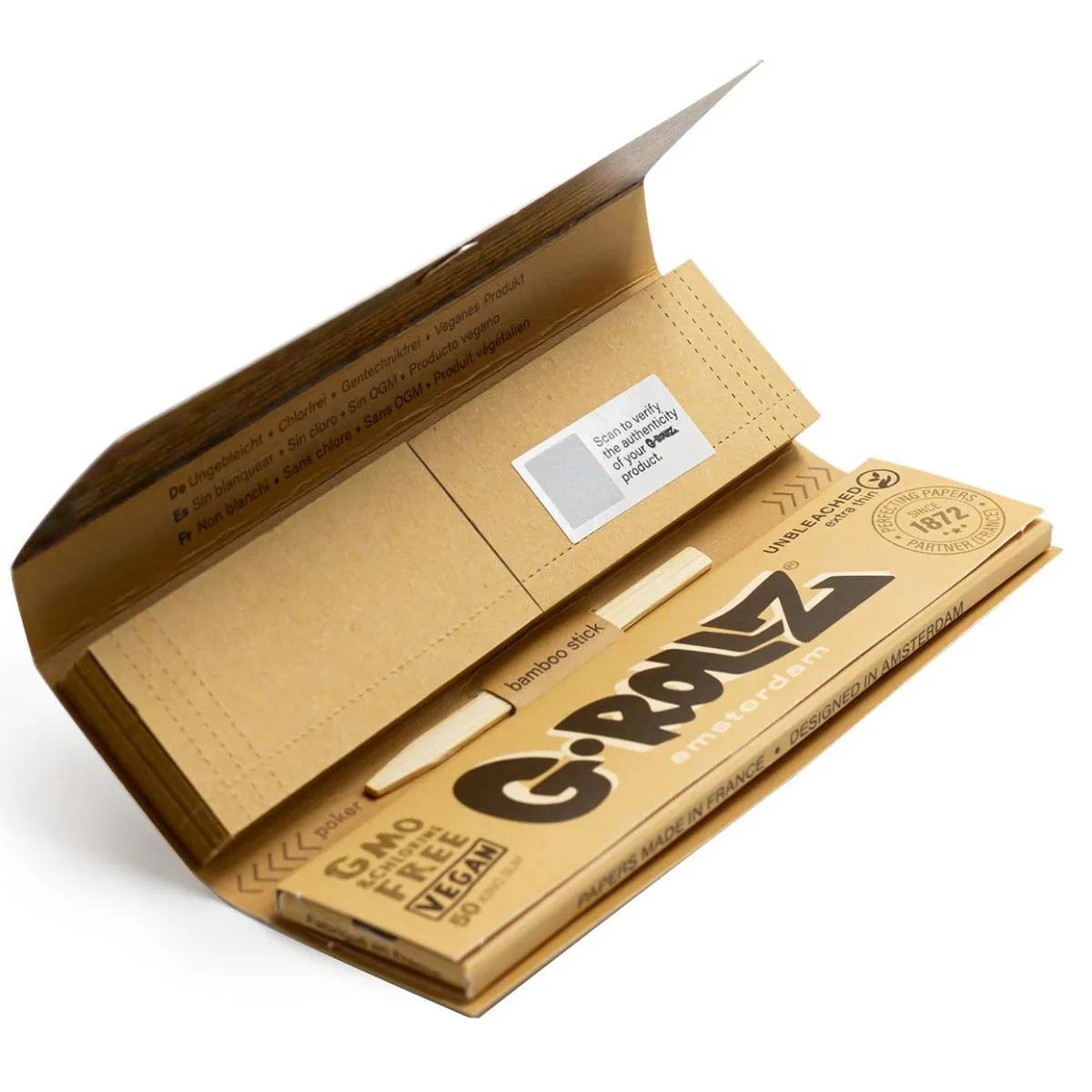 G-Rollz Cartine Non Sbiancate Extra Sottili + Filtri