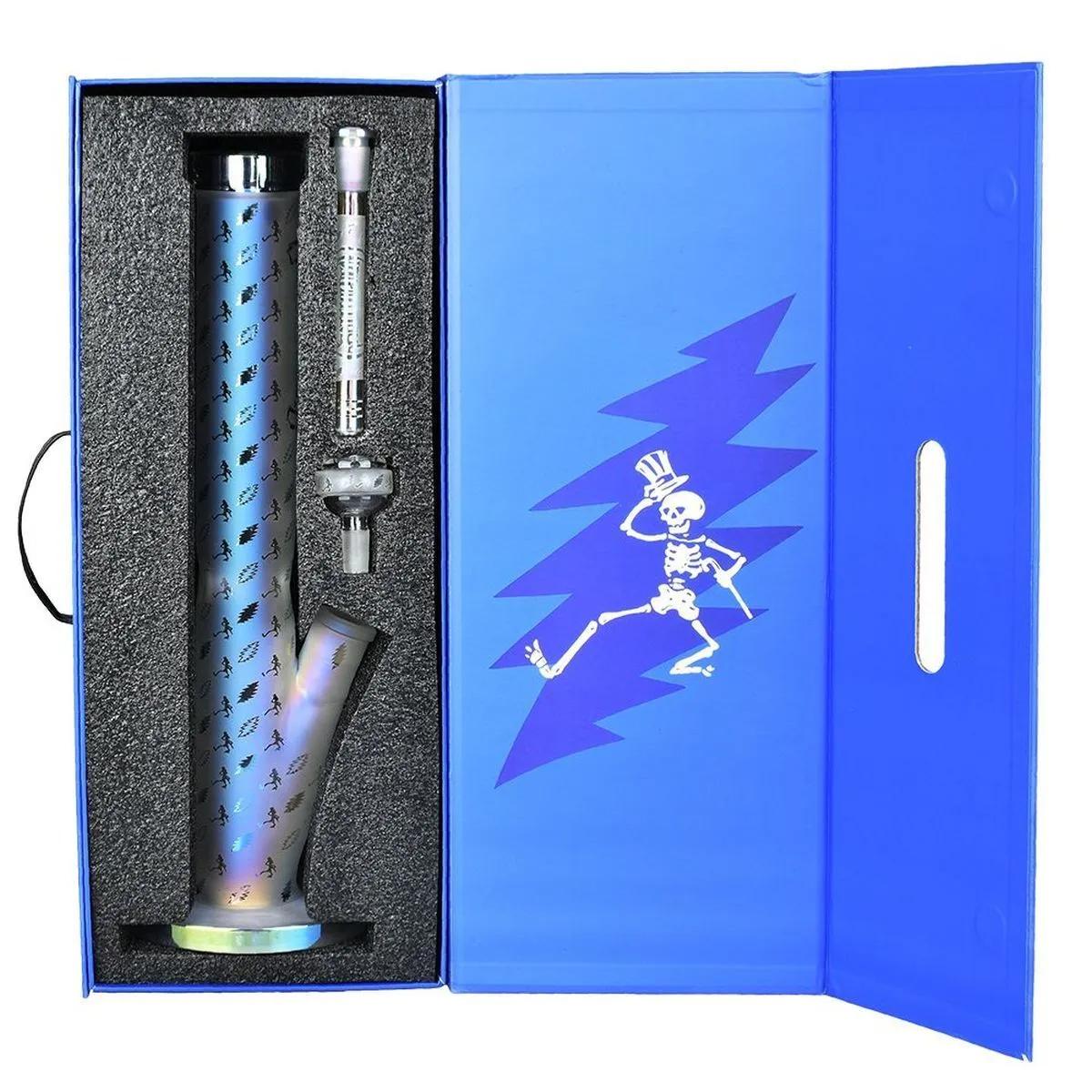 Bong in vetro Bolts and Skellies (Grateful Dead x Pulsar)