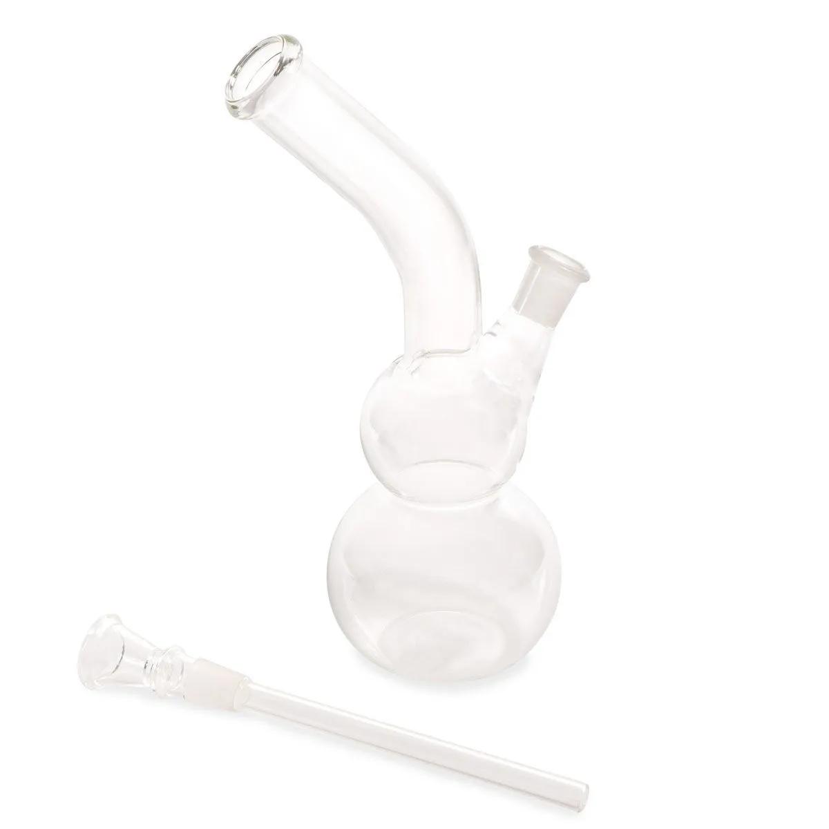Bong in Vetro con Doppio Fornello