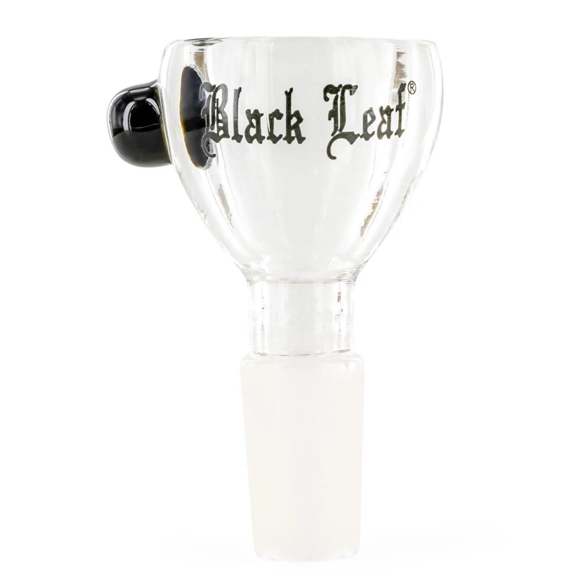 Fornello in Vetro Black Leaf