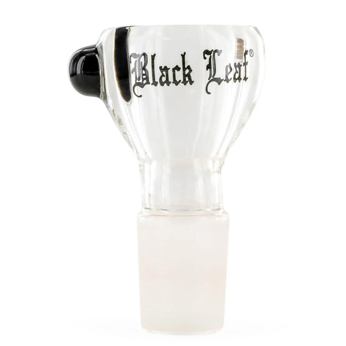 Fornello in Vetro Black Leaf
