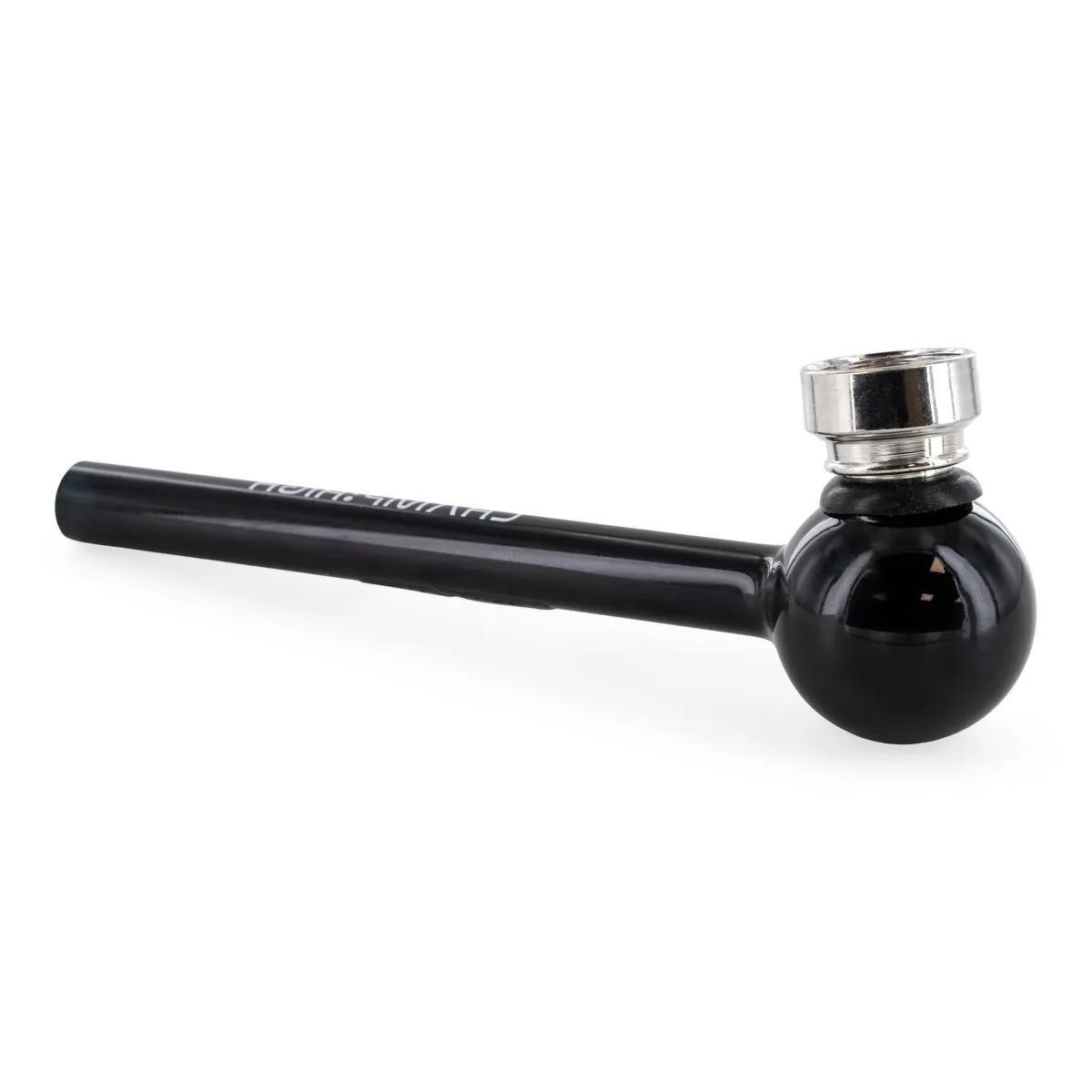 Pipa in vetro nera Champ High