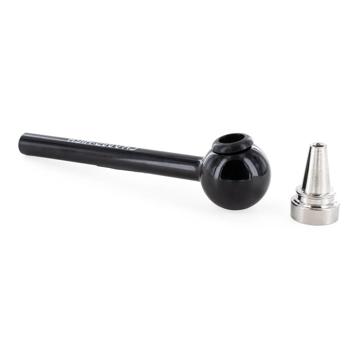 Pipa in vetro nera Champ High