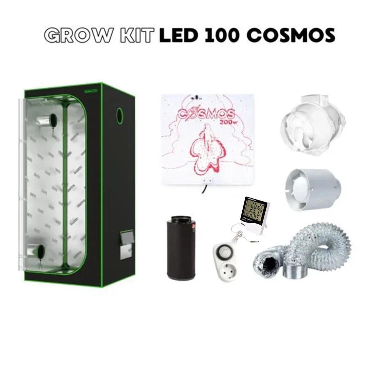 Kit tenda da coltivazione 100x100 (Dark Box)
