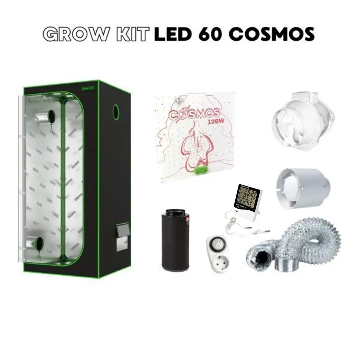 Kit tenda da coltivazione 60x60 (Dark Box)