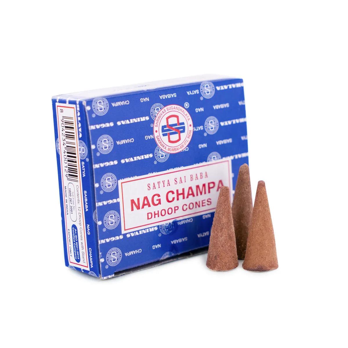 Incenso a coni Sai Baba Nag Champa Dhoop