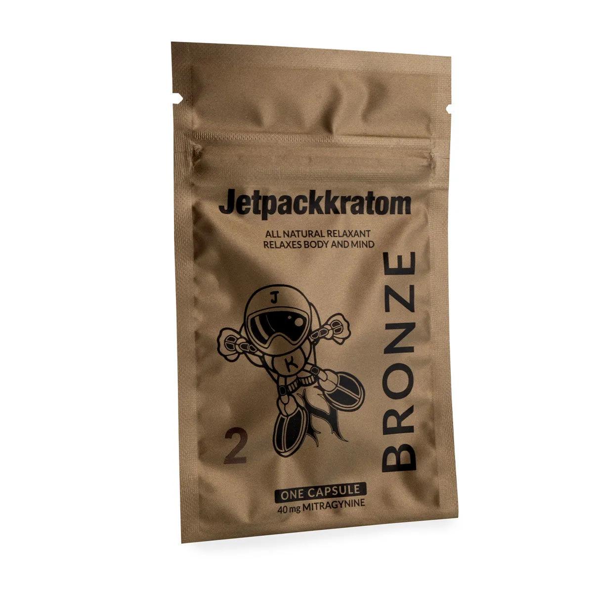 Jetpackkratom BRONZE Estratto 40mg - Capsule