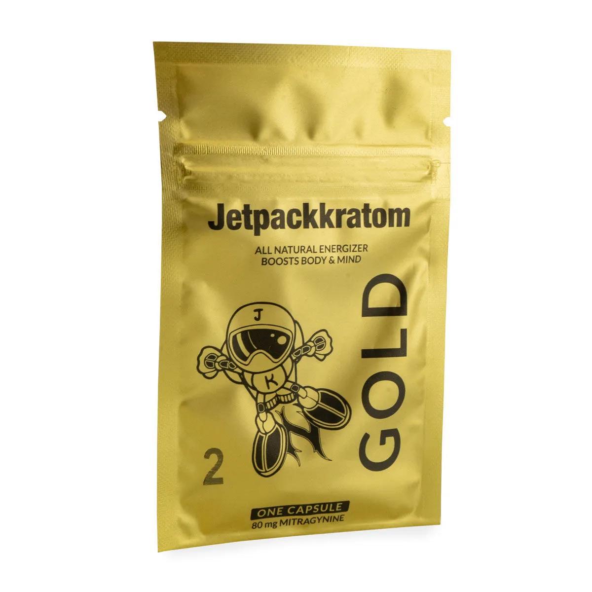 Jetpackkratom GOLD Estratto 80mg - Capsule