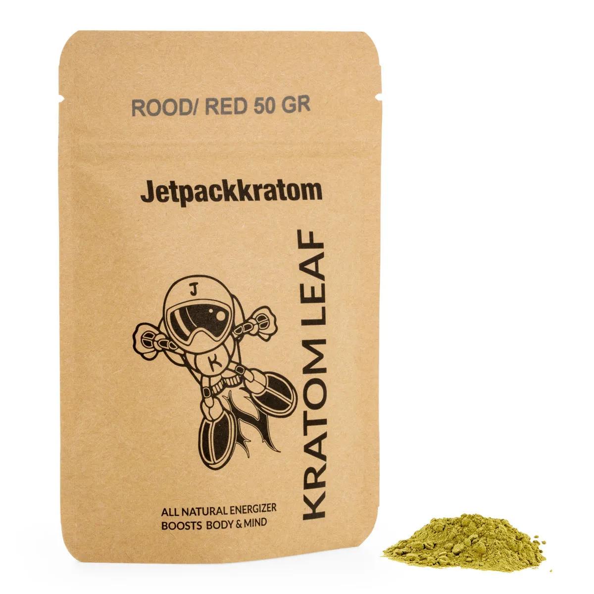 Jetpackkratom Kratom Red in Polvere