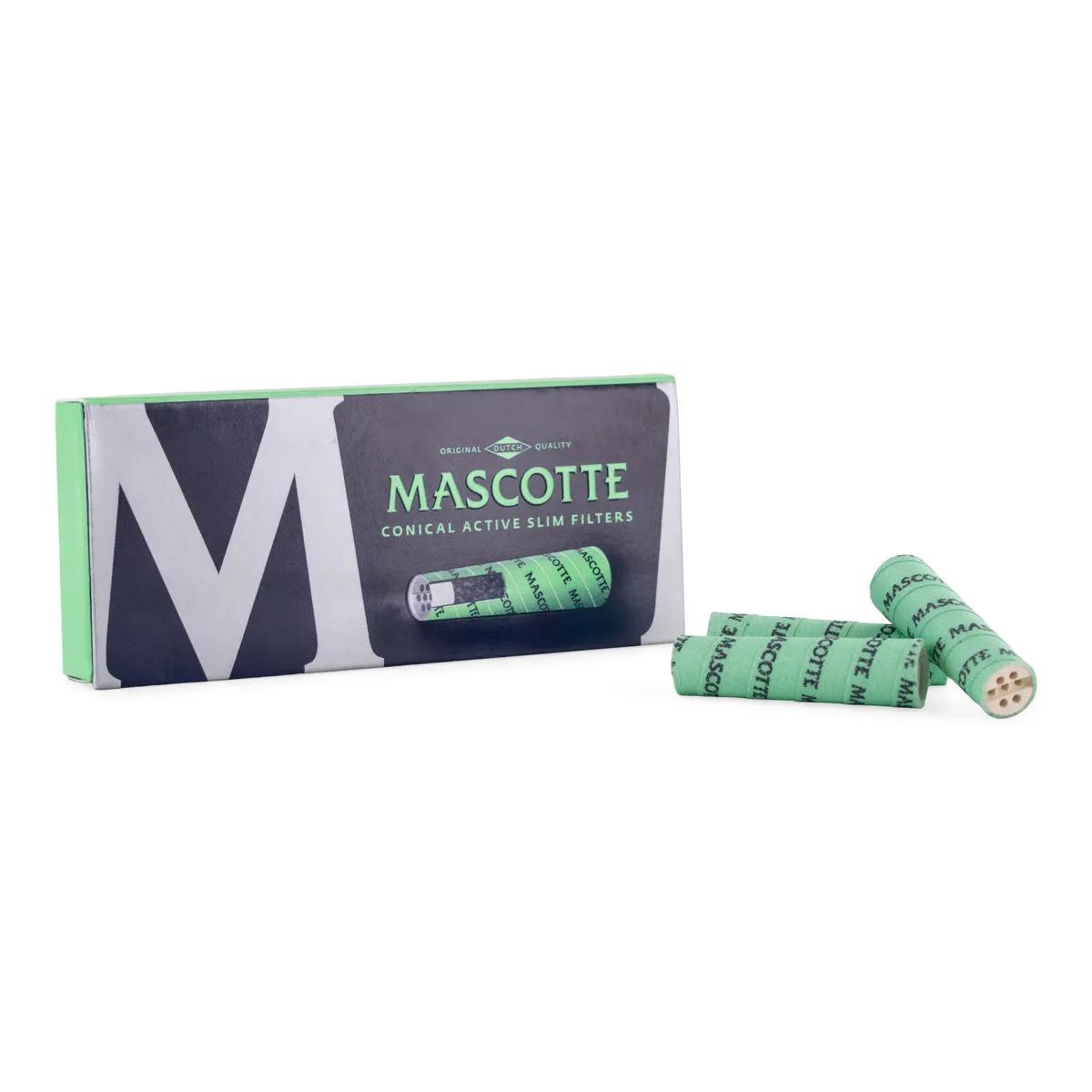 Mascotte Filtri Slim Conici Attivi (Confezione da 10)