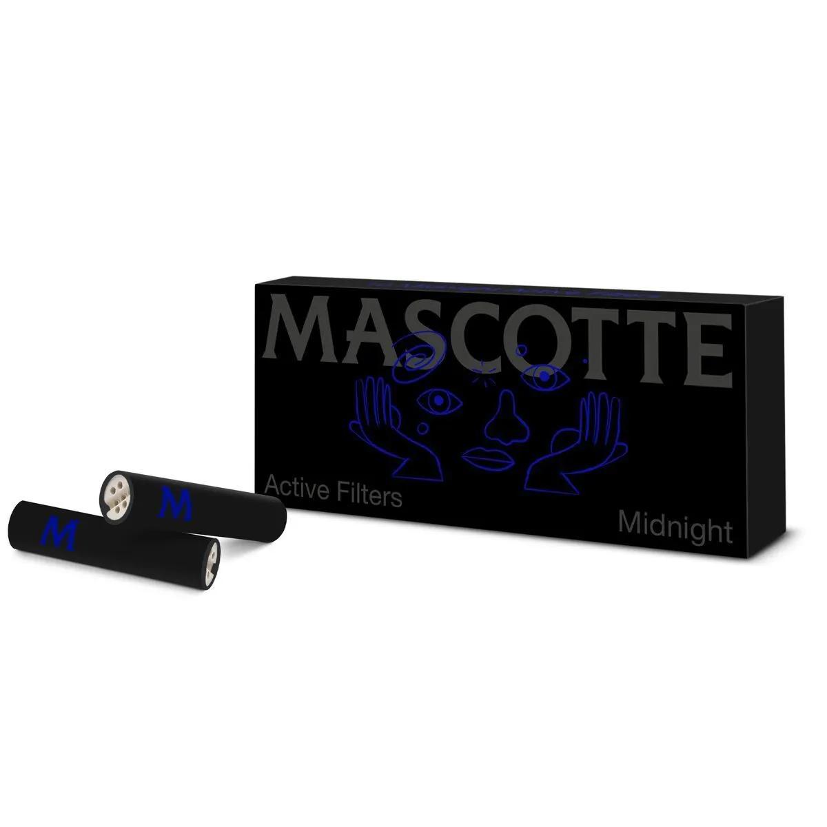 Mascotte Midnight Active Slim Filters ai carboni attivi