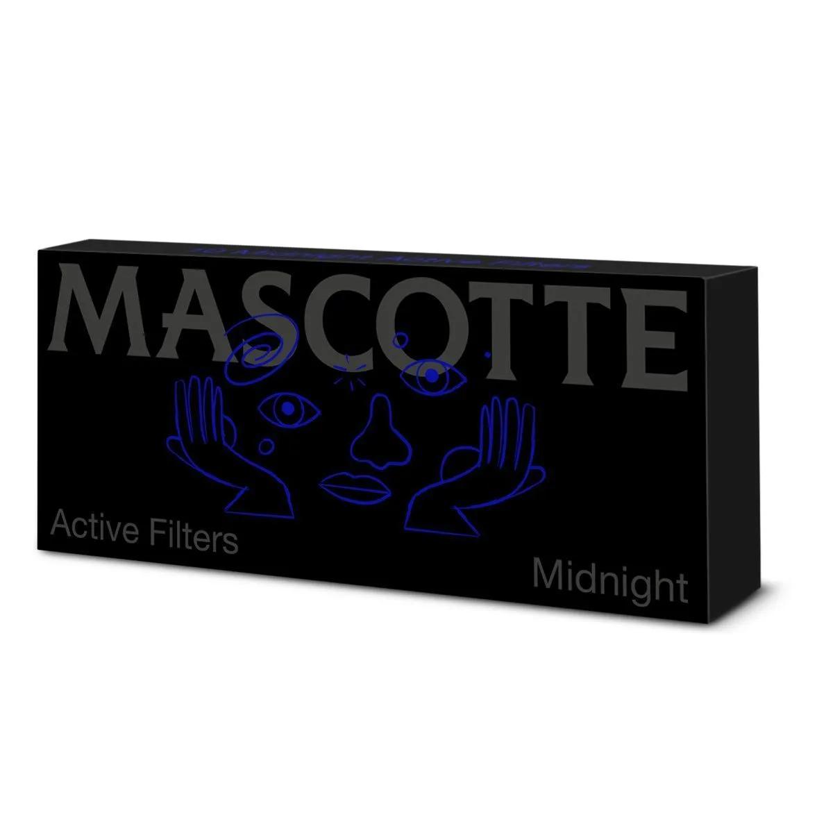 Mascotte Midnight Active Slim Filters ai carboni attivi