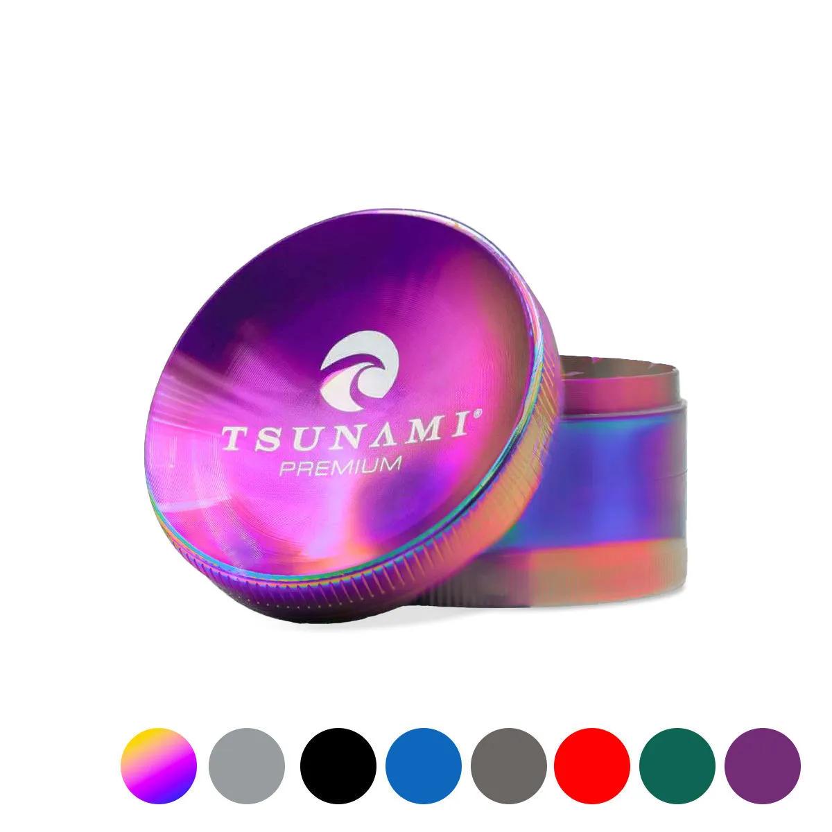 Grinder in Metallo 75mm (Tsunami Glass)