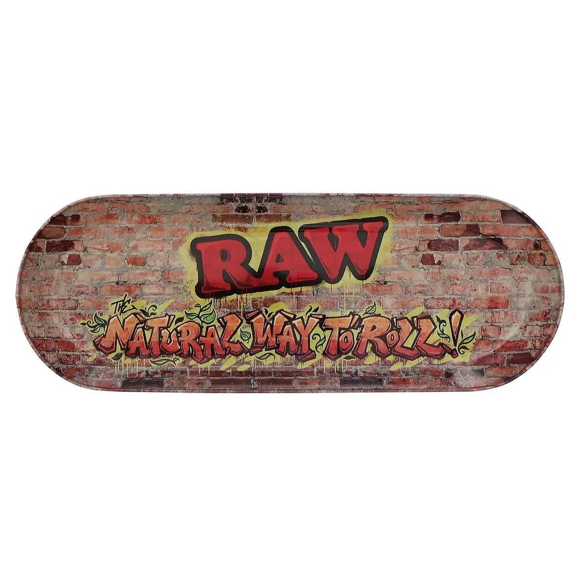 Vassoio per rollare in metallo RAW Skate Deck