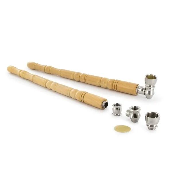 Pipa in legno e metallo Refined