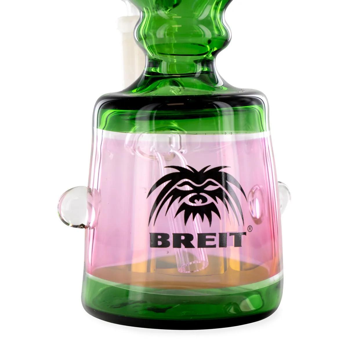 Mini Bong in Vetro Push Bowl Breit