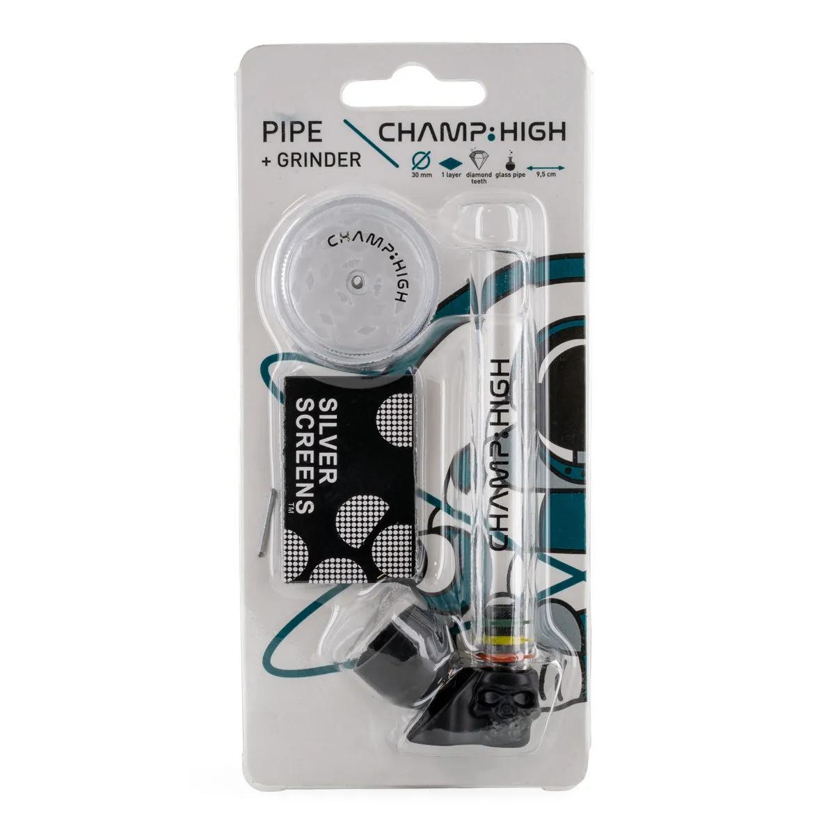 Champ High Set Pipa e Grinder