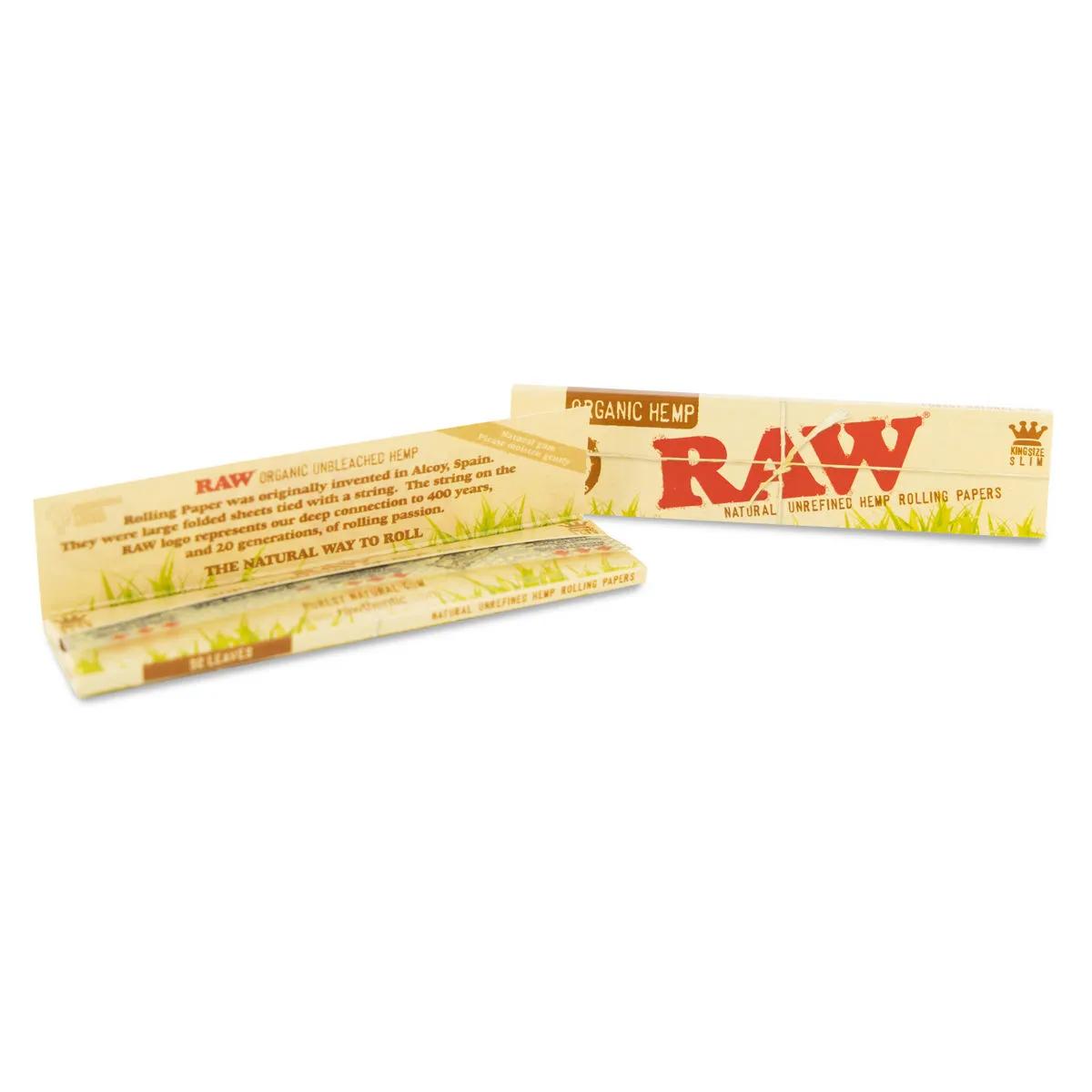 Cartine RAW in Canapa King Size Slim