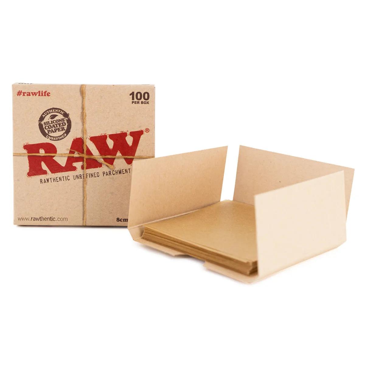 Fogli di carta pergamena RAW