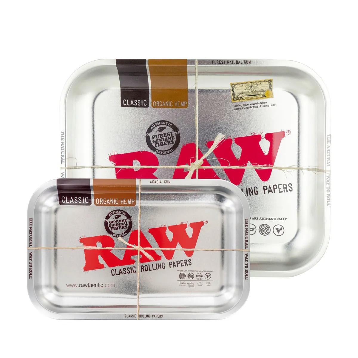 Vassoio per rollare RAW Silver