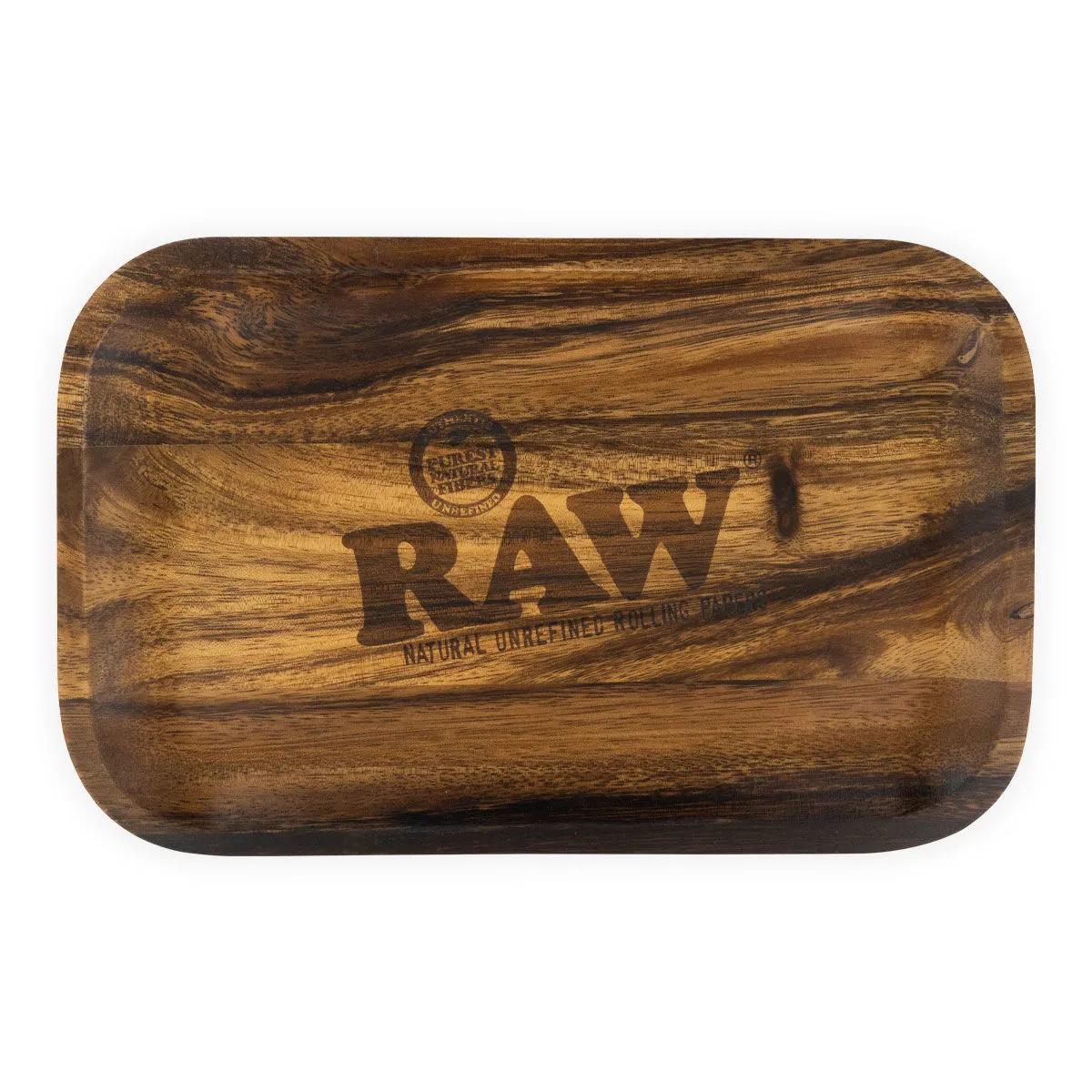Vassoio per rollare in legno RAW