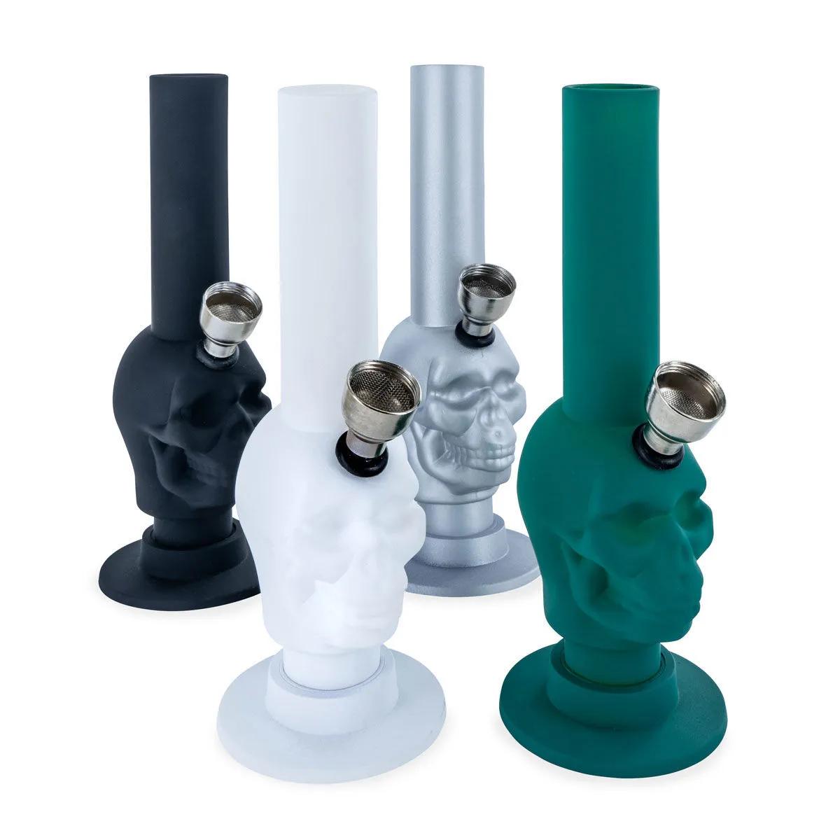 Piccolo bong in acrilico a forma di teschio Champ High