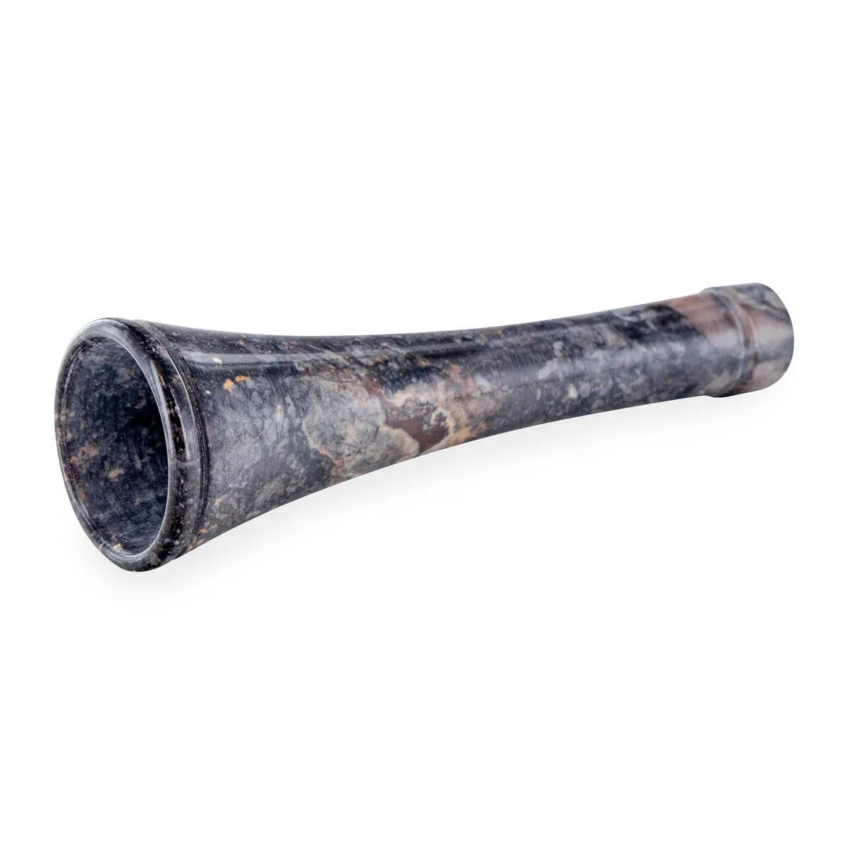 Chillum in pietra ollare liscio piccolo
