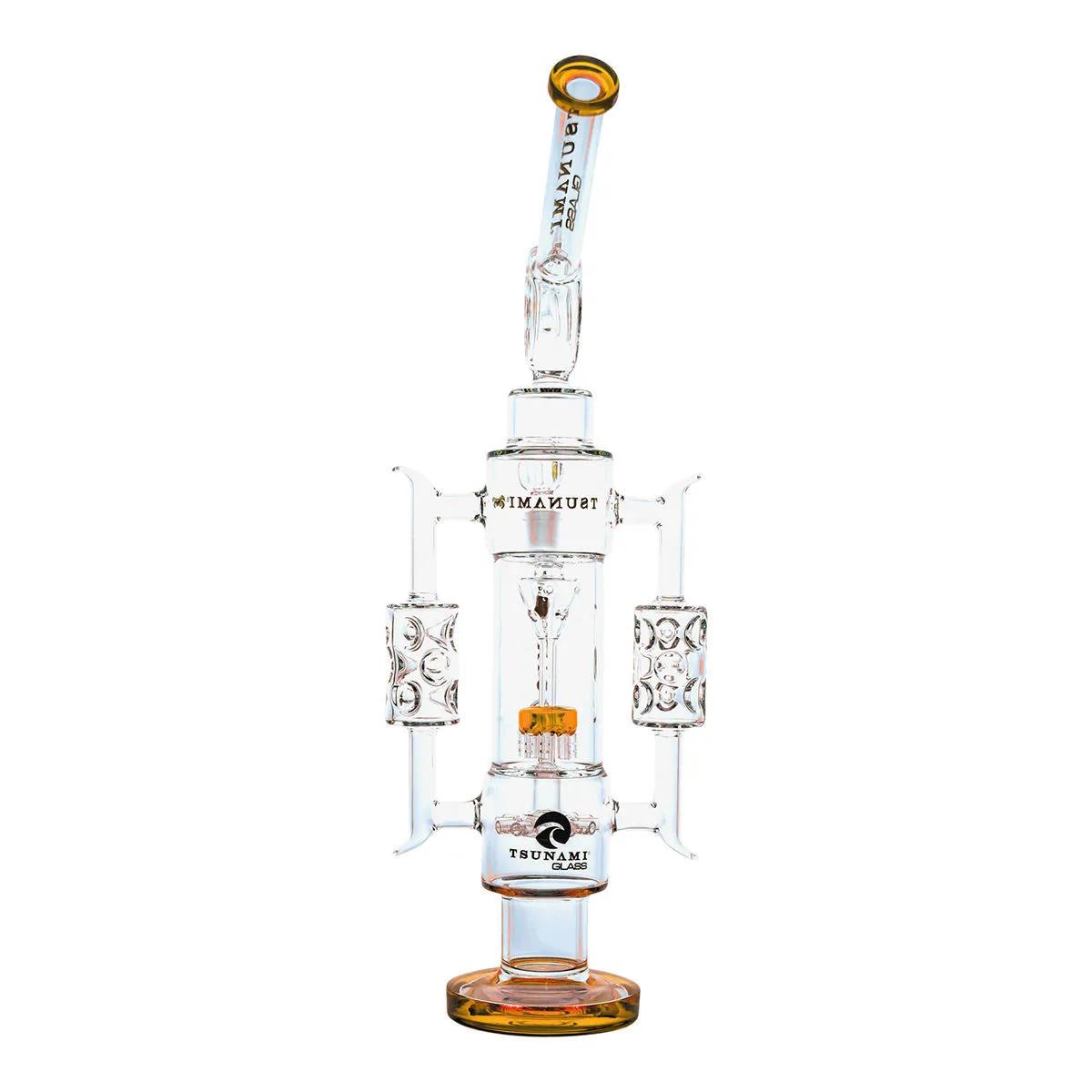Bong Recycler con Sprinkler Shower Head 20'' (Tsunami Glass)