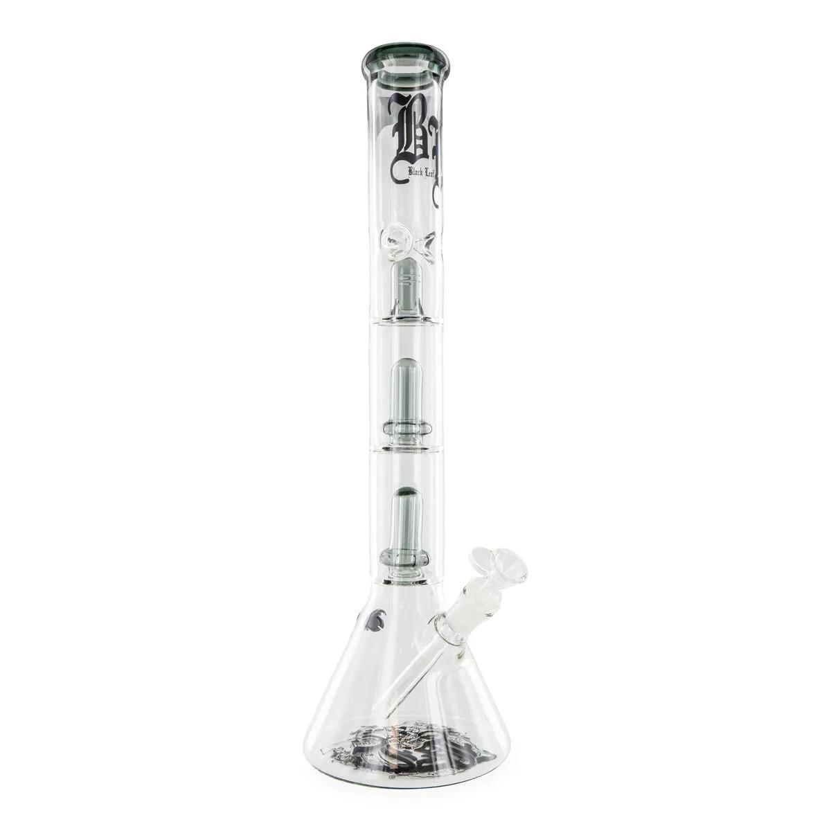 Bong con Triplo Percolatore Black Leaf