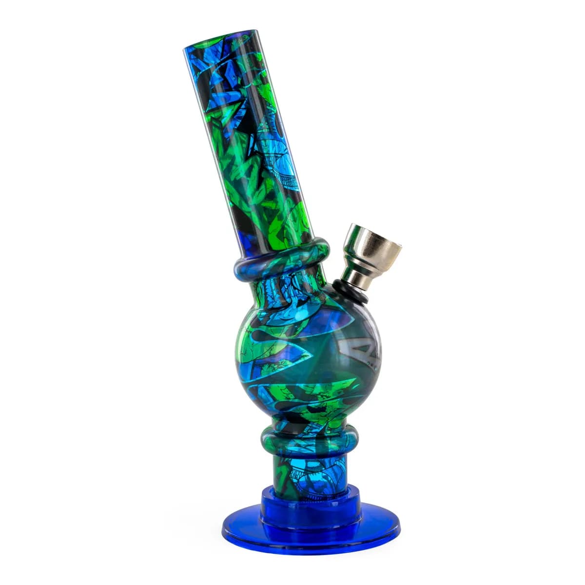 Bong in acrilico con stampa