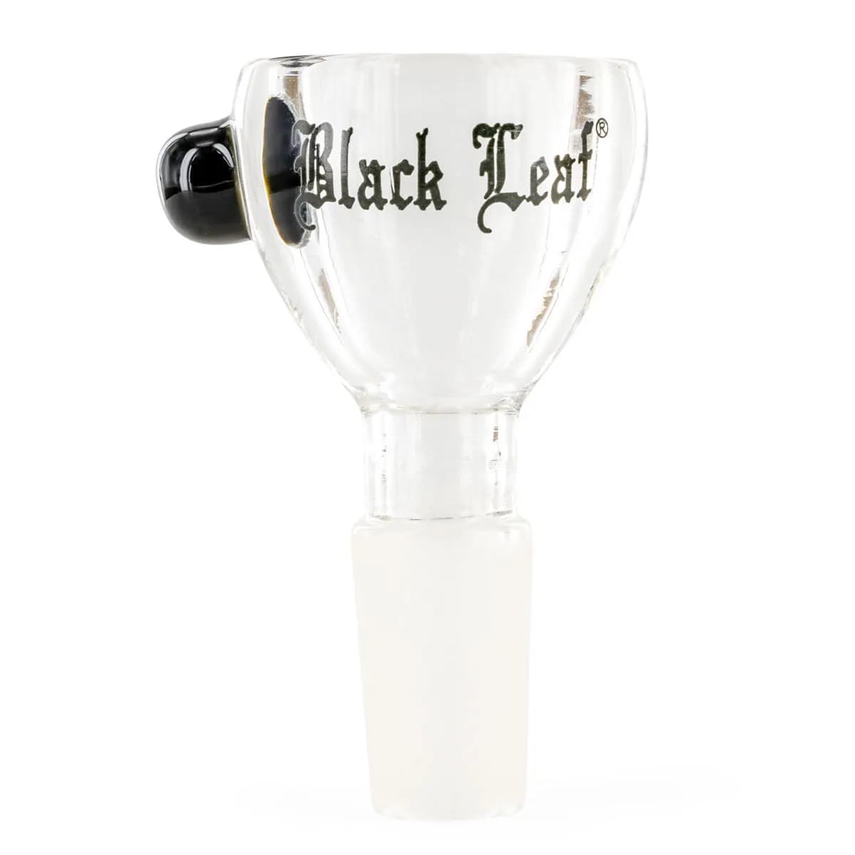 Fornello in Vetro Black Leaf