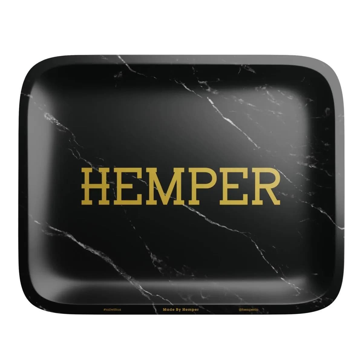 Vassoio per rollare Hemper Luxe Black Marble
