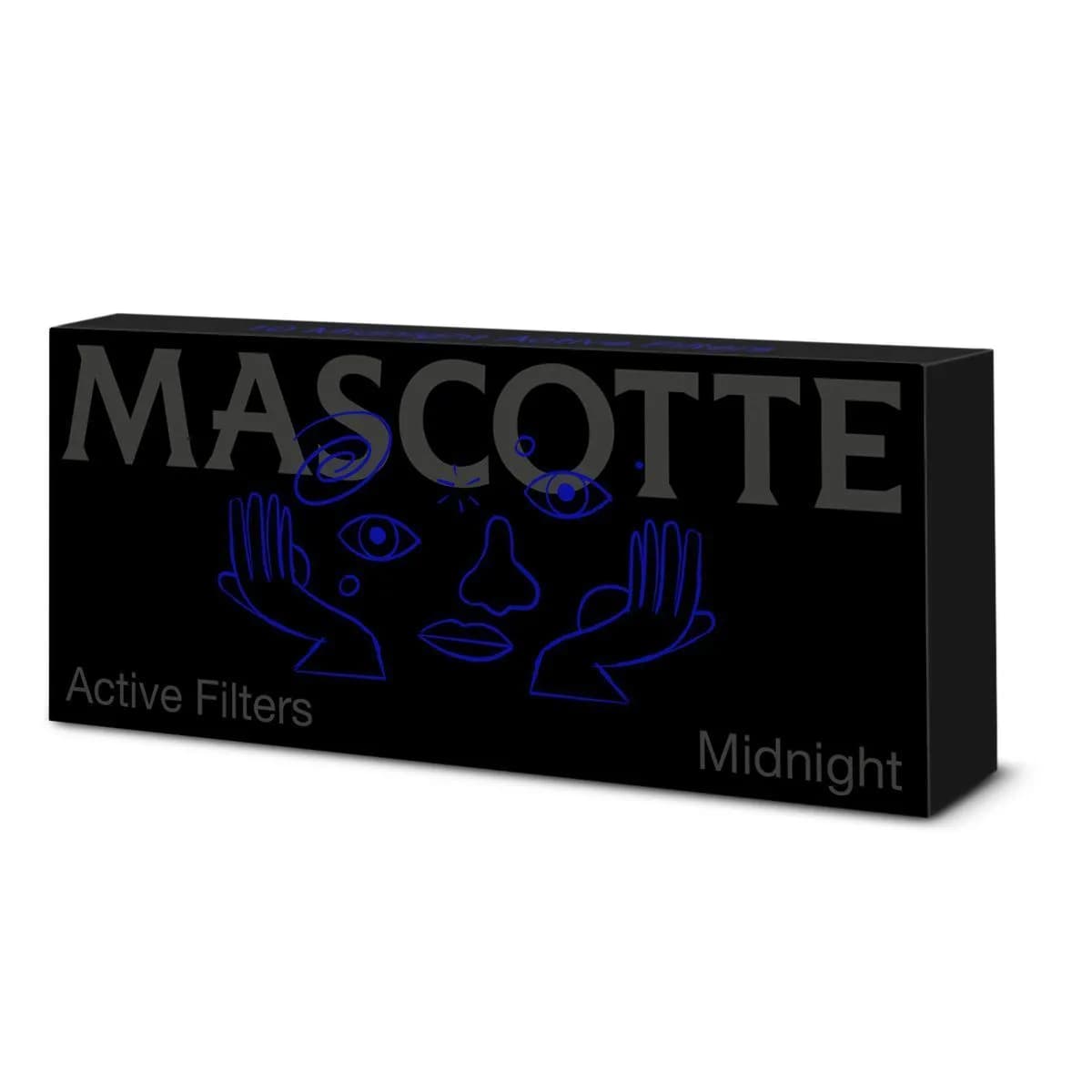 Mascotte Midnight Active Slim Filters ai carboni attivi