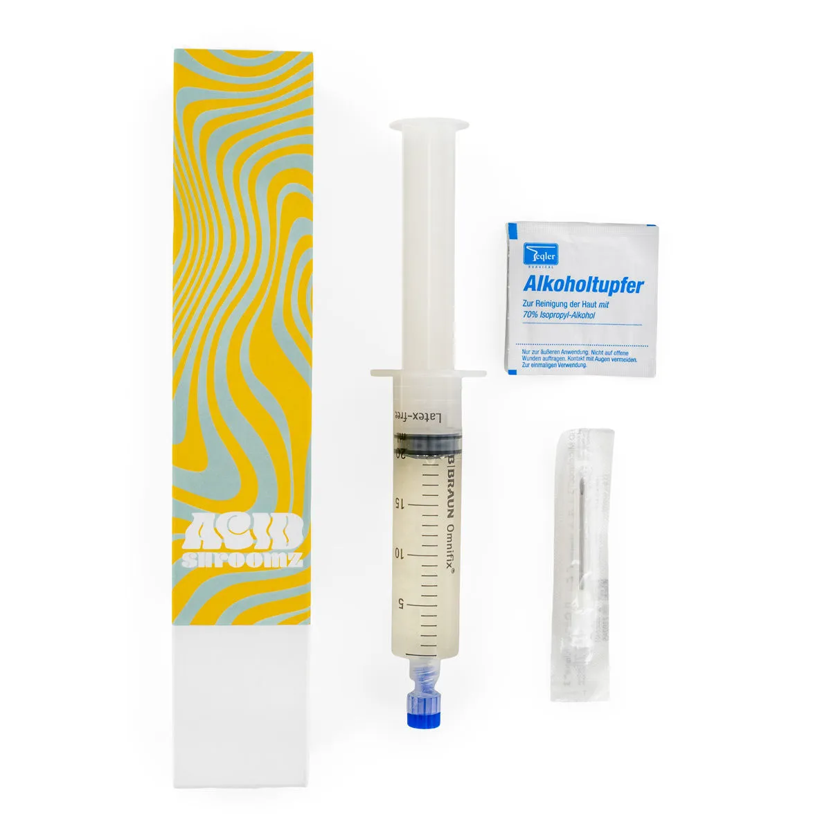 Siringa di Coltura Liquida Albino A+ (Acid Shroomz) — immagine 3