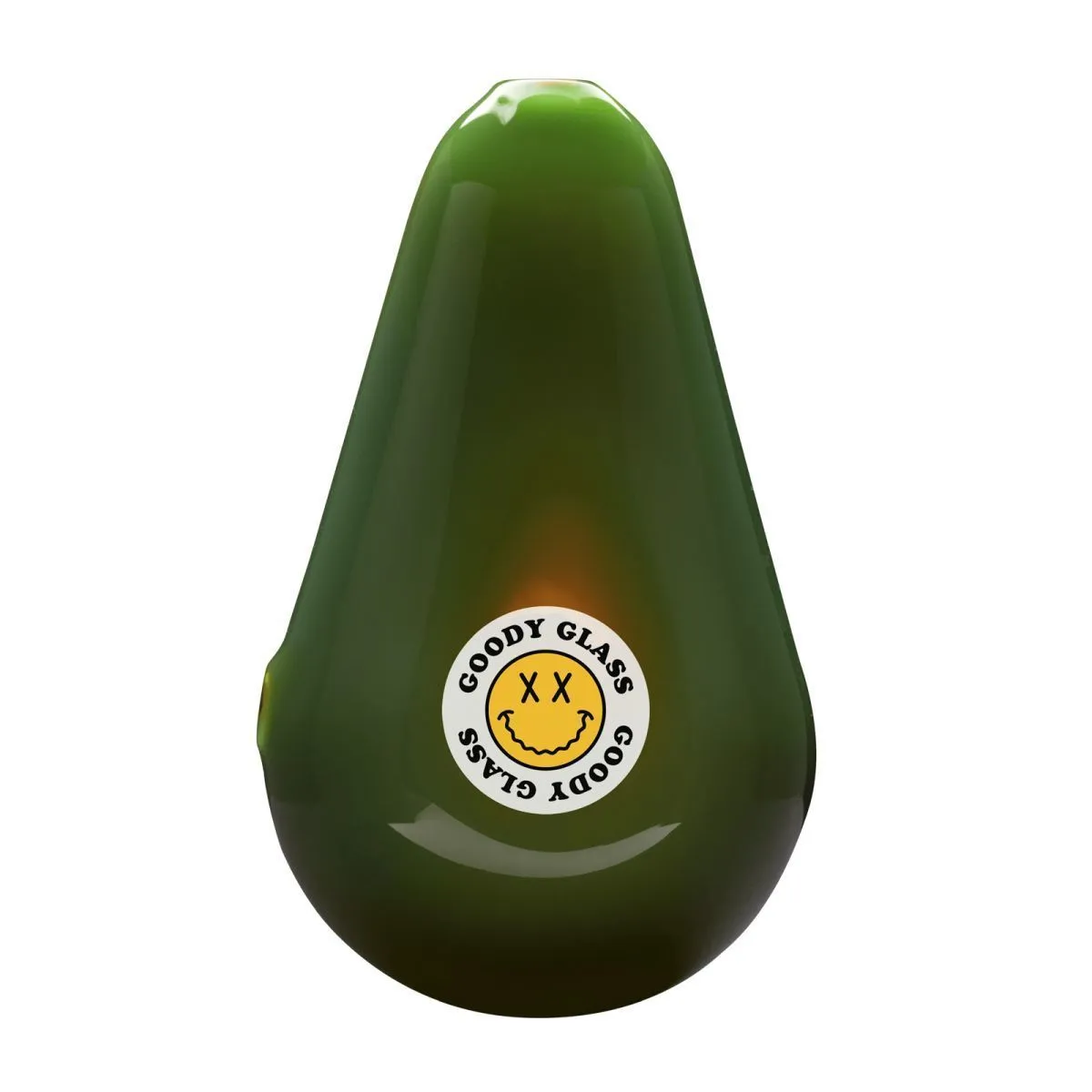 Pipa in vetro Avocado — immagine 3