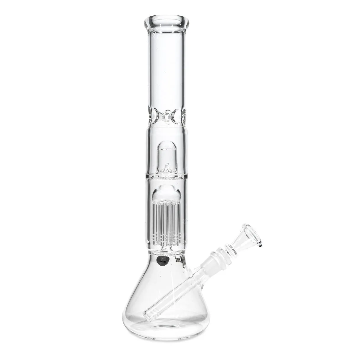 Black Leaf Icebong in vetro con percolatore e diffusore a cupola — immagine 2