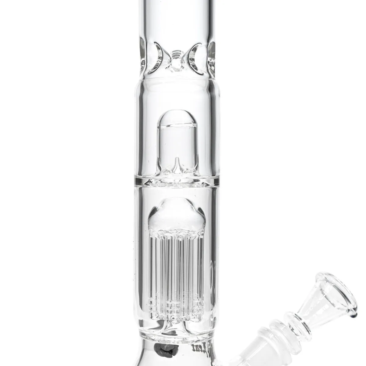 Black Leaf Icebong in vetro con percolatore e diffusore a cupola — immagine 3